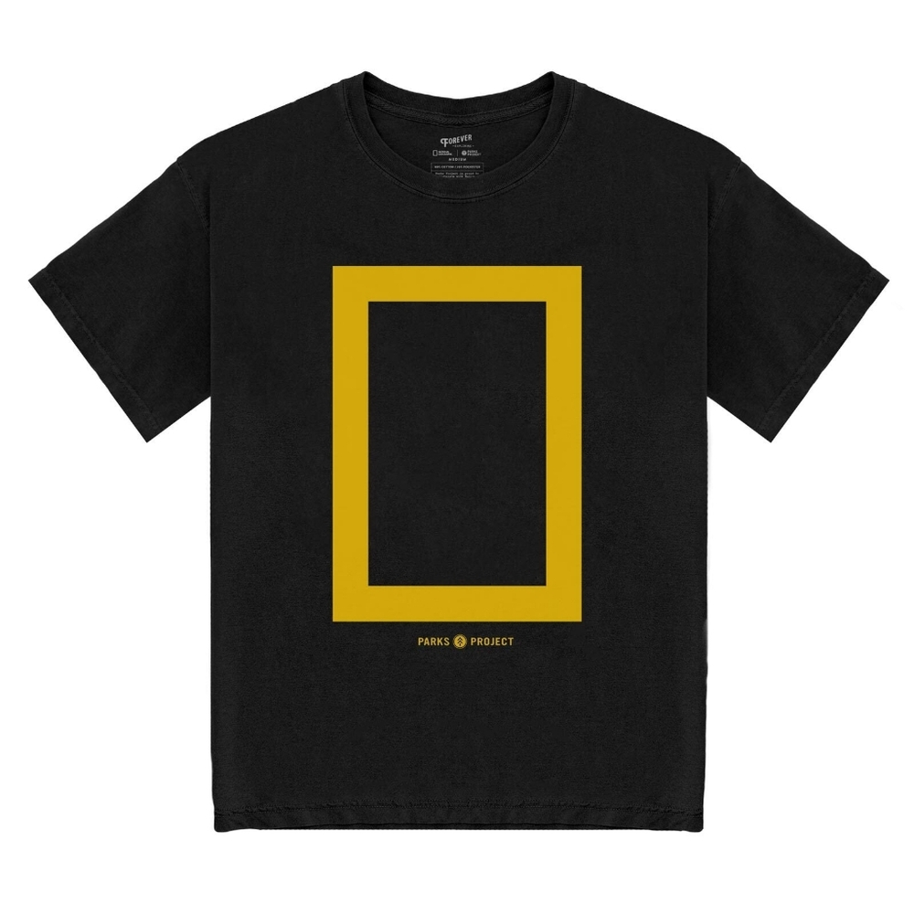 National Geographic x Parks Project Yellow border tee size Small